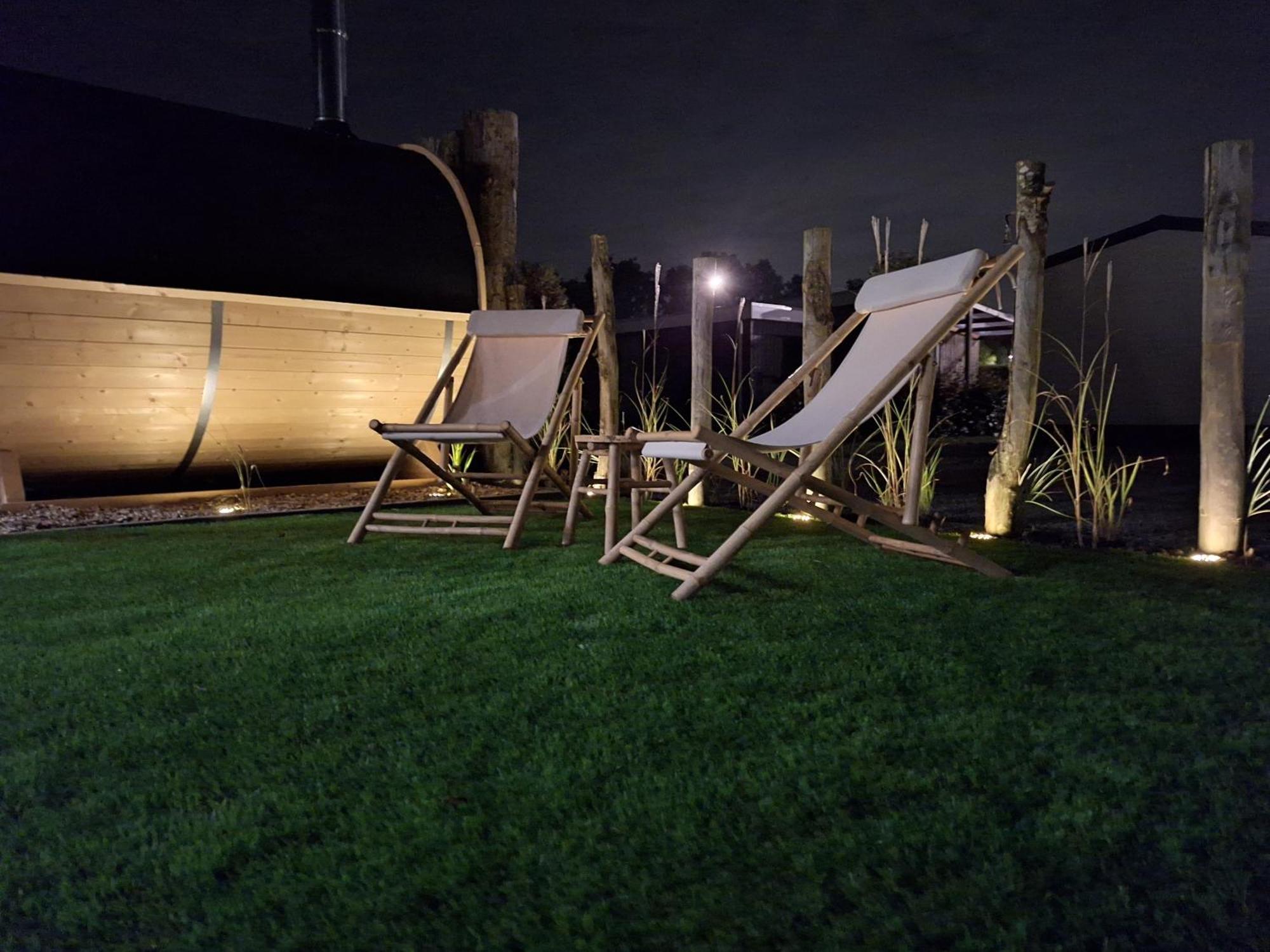 'Relax Lodge Sea' - Wellness Lodge In Zeeland - Private Sauna - Airco - Garden - Outdoor Swimming Pool - Free Wifi, Towels & Bed Linen Heinkenszand Buitenkant foto
