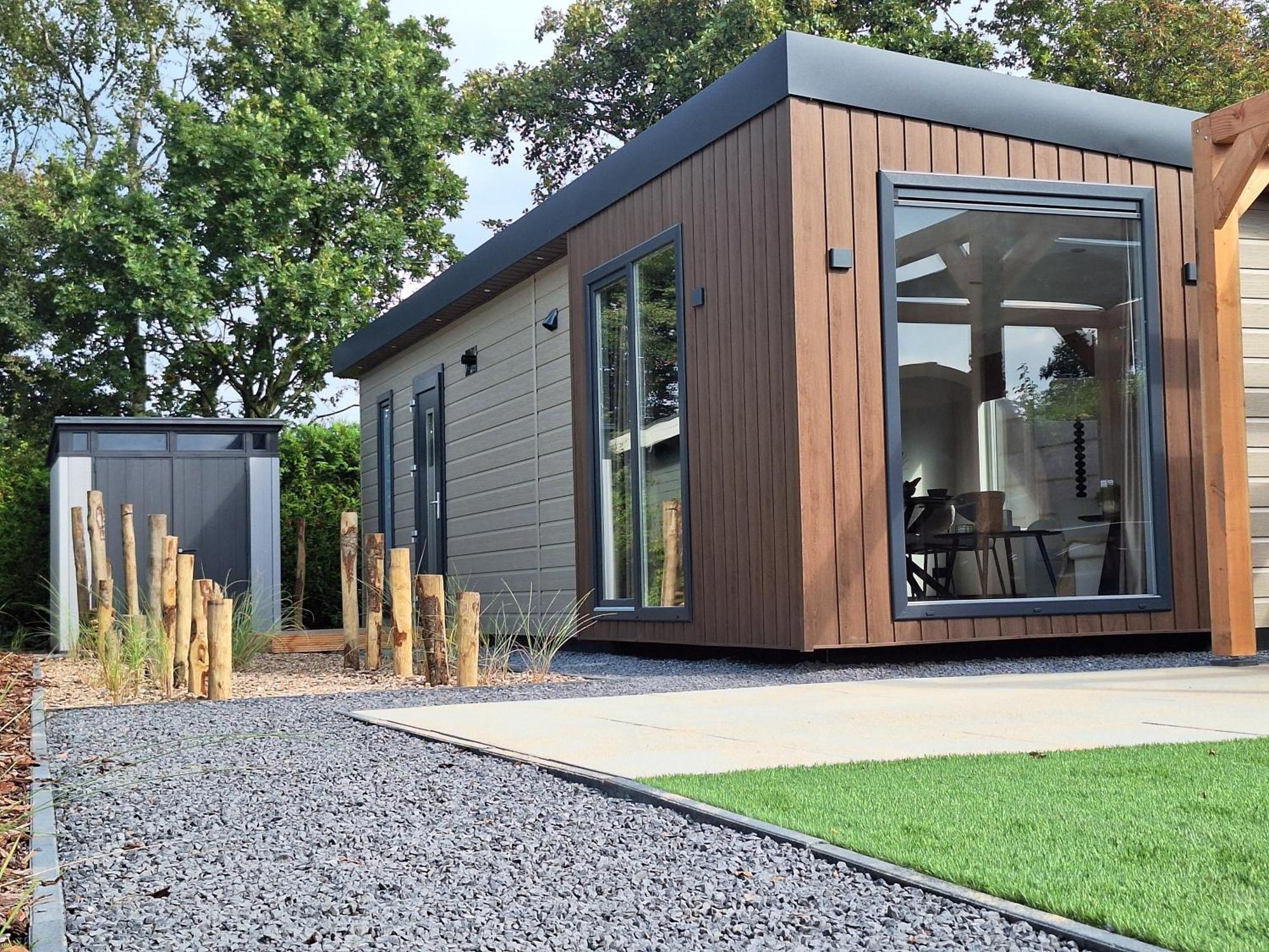 'Relax Lodge Sea' - Wellness Lodge In Zeeland - Private Sauna - Airco - Garden - Outdoor Swimming Pool - Free Wifi, Towels & Bed Linen Heinkenszand Buitenkant foto